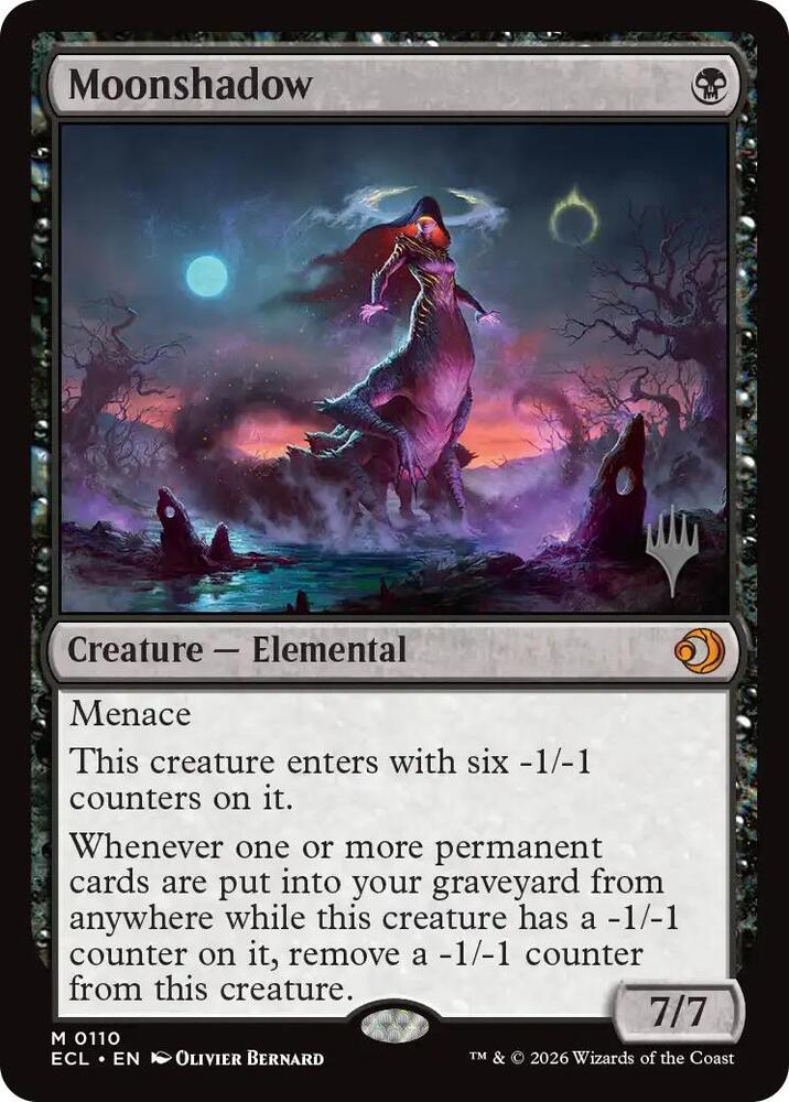Moonshadow 110p/87 (Promo Pack: Lorwyn Eclipsed)  - Foil | Good Games Modbury