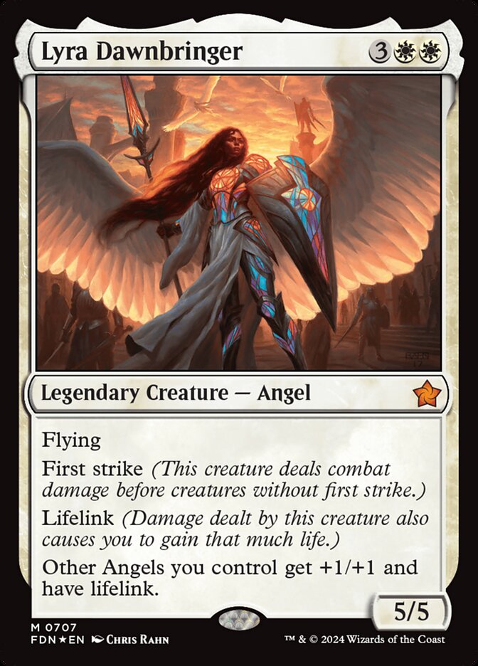 Lyra Dawnbringer 707 (Foundations)  - Foil | Good Games Modbury