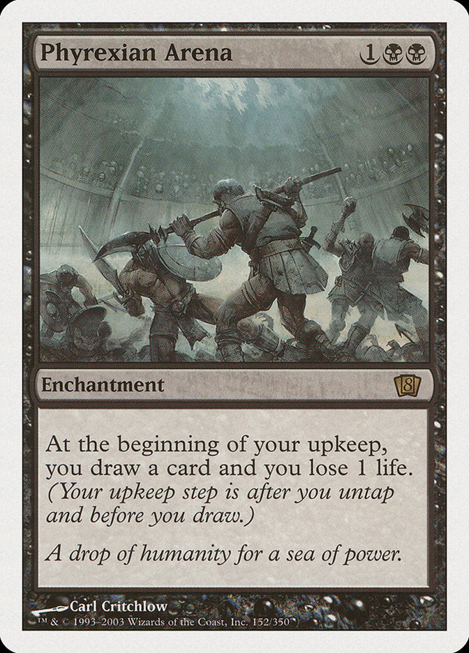Phyrexian Arena 152/350 (8th Edition)  | Good Games Modbury
