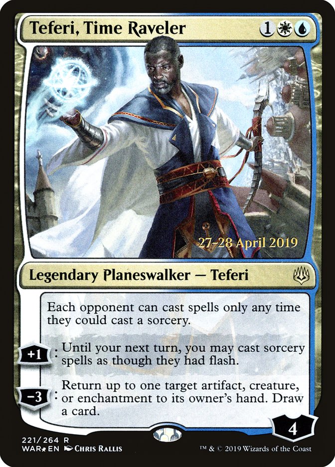 Teferi, Time Raveler 221s/176 (Prerelease Cards)  - Foil | Good Games Modbury