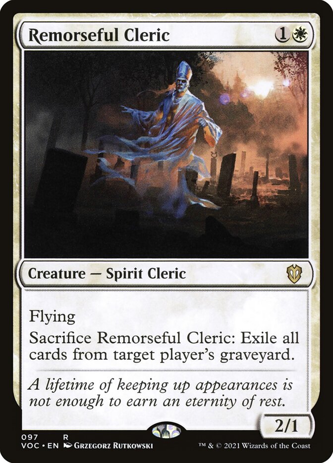 Remorseful Cleric 97/38 (Commander: Innistrad: Crimson Vow)  | Good Games Modbury