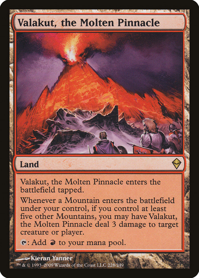 Valakut, the Molten Pinnacle 228/249 (Zendikar)  - Foil | Good Games Modbury