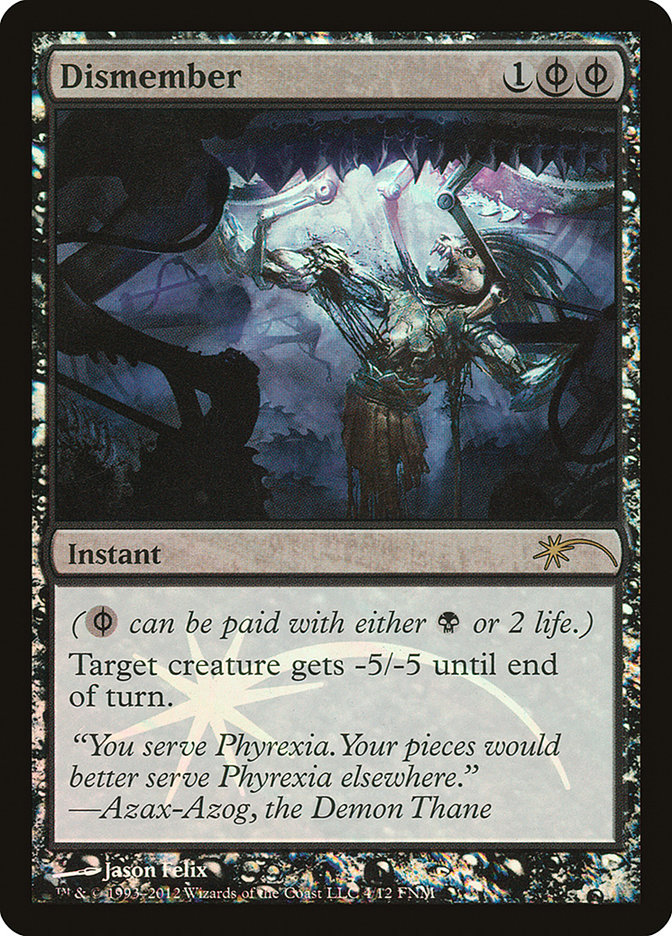 Dismember 4/12 (FNM Promos)  - Foil | Good Games Modbury