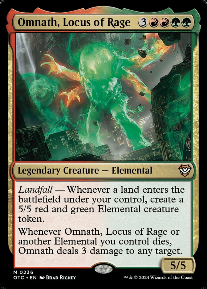 Omnath, Locus of Rage 236/342 (Commander: Outlaws of Thunder Junction)  | Good Games Modbury