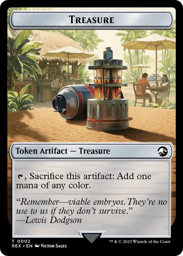 Treasure Token 2 (Universes Beyond: Jurassic World Collection)  - Foil | Good Games Modbury