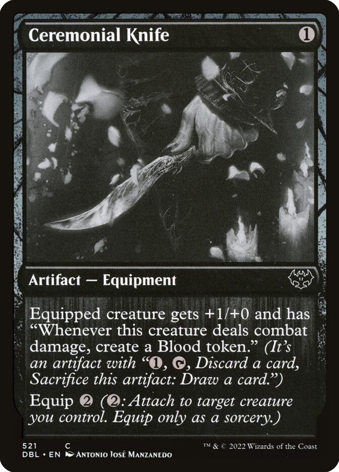 Ceremonial Knife 521/534 (Innistrad: Double Feature)  - Foil | Good Games Modbury