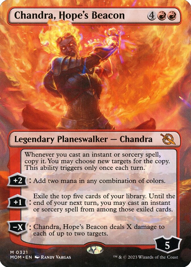 Chandra, Hope's Beacon 321/291 (March of the Machine)  - Borderless | Good Games Modbury
