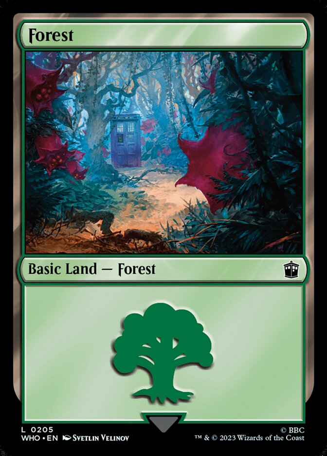 Forest 205 (Universes Beyond: Doctor Who)  - Foil | Good Games Modbury