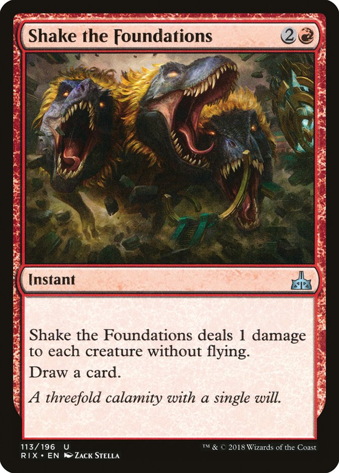 Shake the Foundations 113/196 (Rivals of Ixalan)  | Good Games Modbury