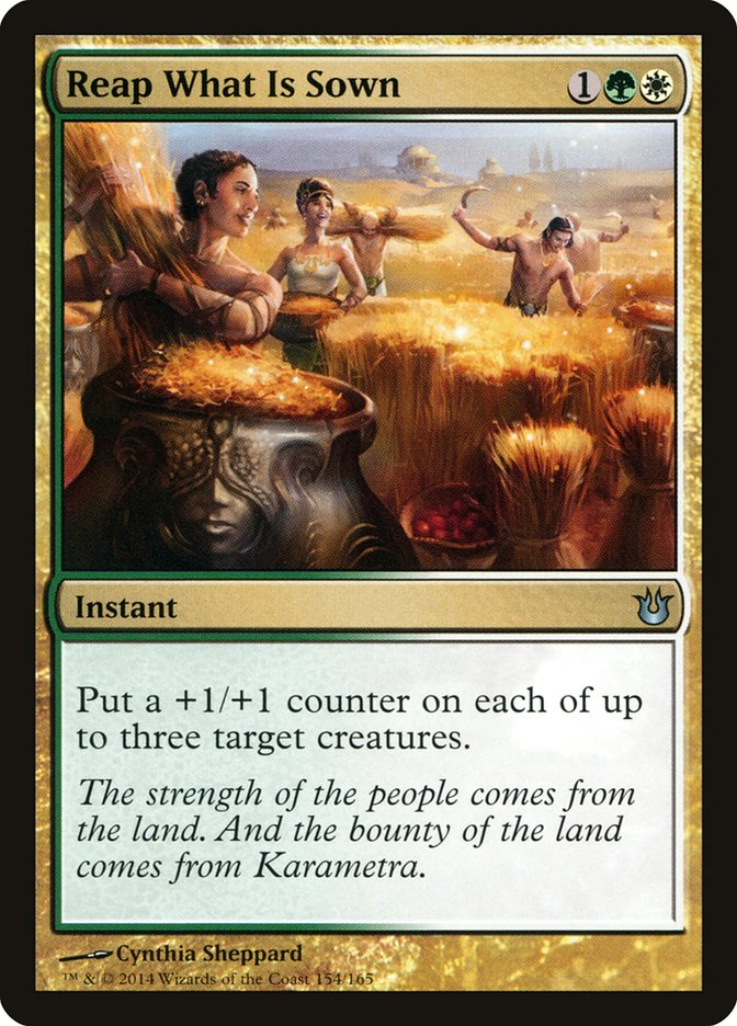 Reap What Is Sown 154/165 (Born of the Gods)  - Foil | Good Games Modbury