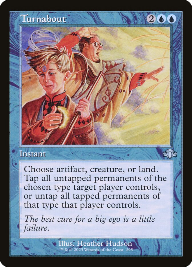 Turnabout 295/261 (Dominaria Remastered)  - Retro | Good Games Modbury
