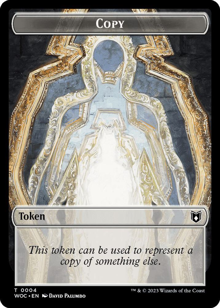 Copy Monster Role Virtuous Role Double Sided Token 1 // 4 (Commander: Wilds of Eldraine)  | Good Games Modbury