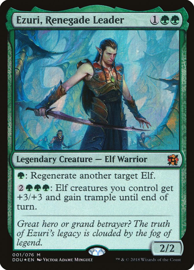 Ezuri, Renegade Leader 1/76 (Duel Decks: Elves vs. Inventors)  - Foil | Good Games Modbury