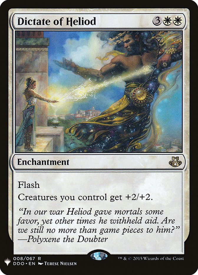 Dictate of Heliod 8 (The List Reprints)  | Good Games Modbury
