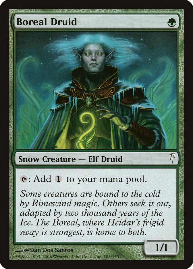 Boreal Druid 105 (Coldsnap)  - Foil | Good Games Modbury