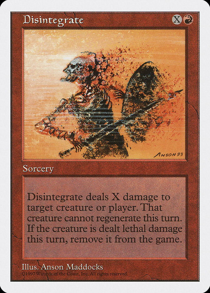 Disintegrate 219/455 (Fifth Edition)  | Good Games Modbury