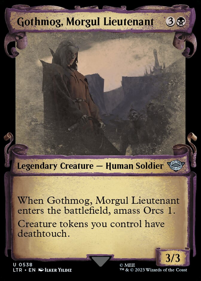 Gothmog, Morgul Lieutenant 538 (Universes Beyond: The Lord of the Rings: Tales of Middle-earth)  - Showcase Scroll | Good Games Modbury