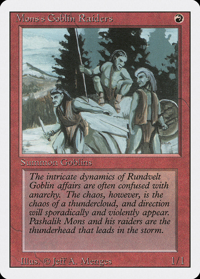 Mons's Goblin Raiders 167/306 (Revised Edition)  | Good Games Modbury