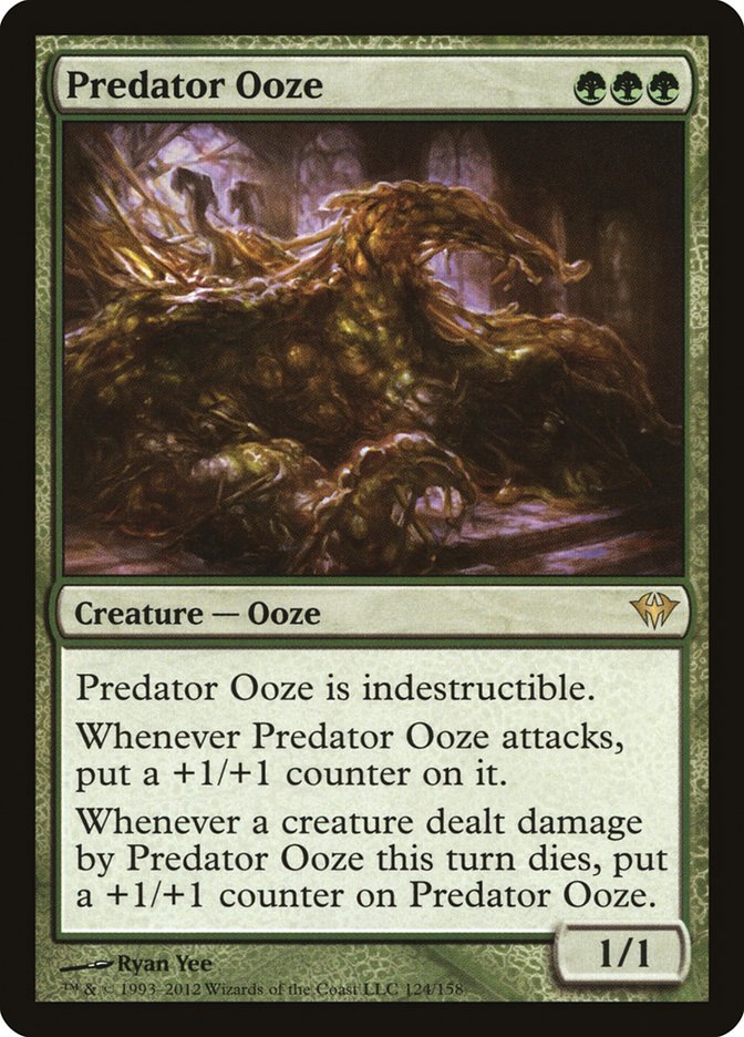 Predator Ooze 124/158 (Dark Ascension)  - Foil | Good Games Modbury