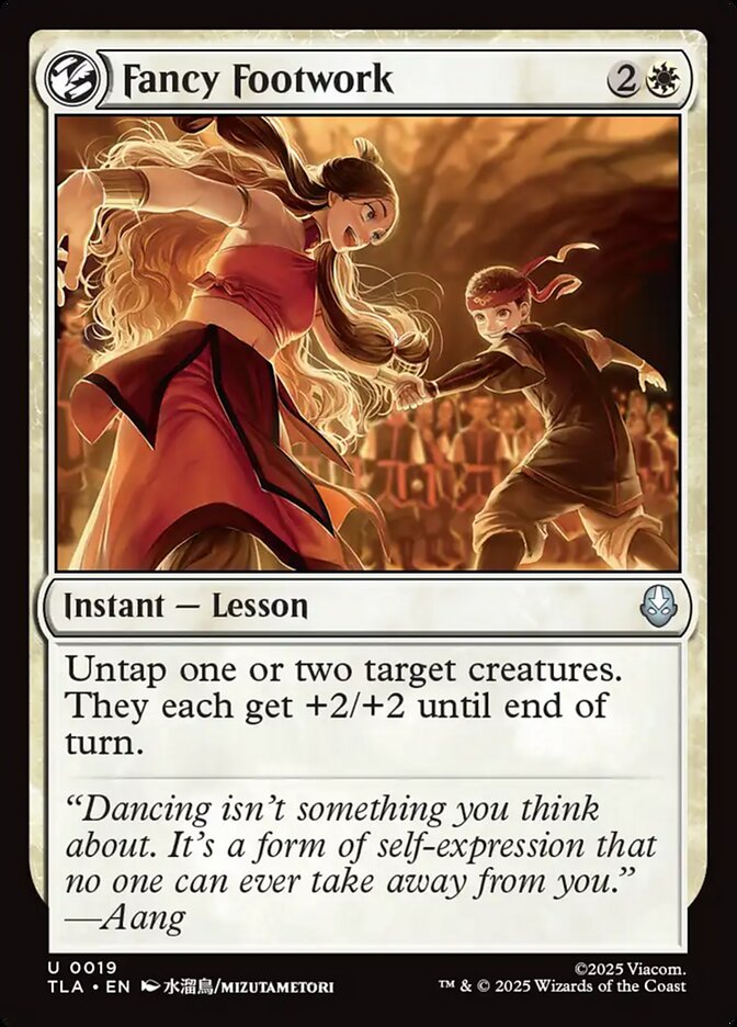 Fancy Footwork 19/286 (Avatar: The Last Airbender)  - Foil | Good Games Modbury