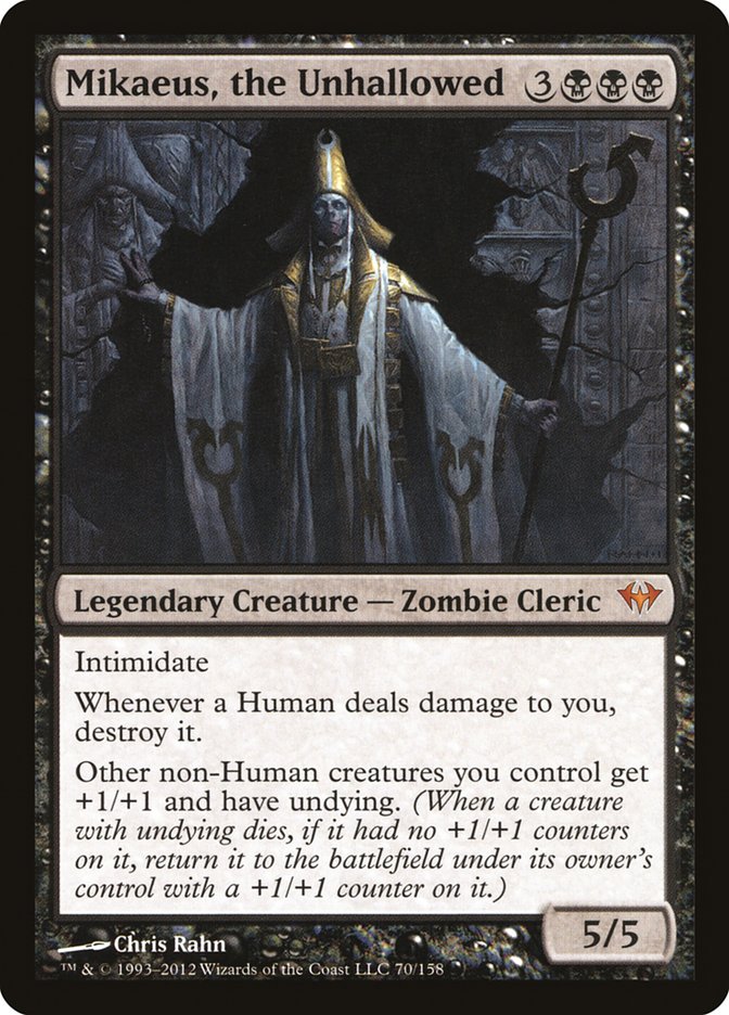 Mikaeus, the Unhallowed 70/158 (Dark Ascension)  - Foil | Good Games Modbury