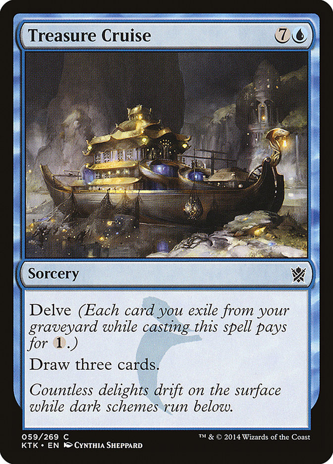 Treasure Cruise 59 (Khans of Tarkir)  - Foil | Good Games Modbury