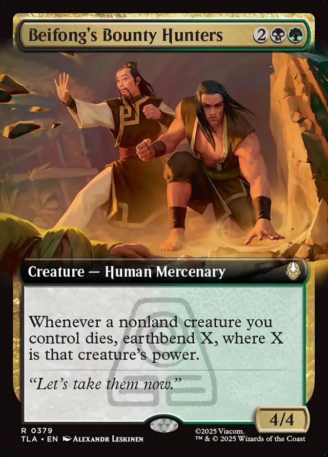Beifong's Bounty Hunters  379/286 (Avatar: The Last Airbender)  - Extended Art | Good Games Modbury