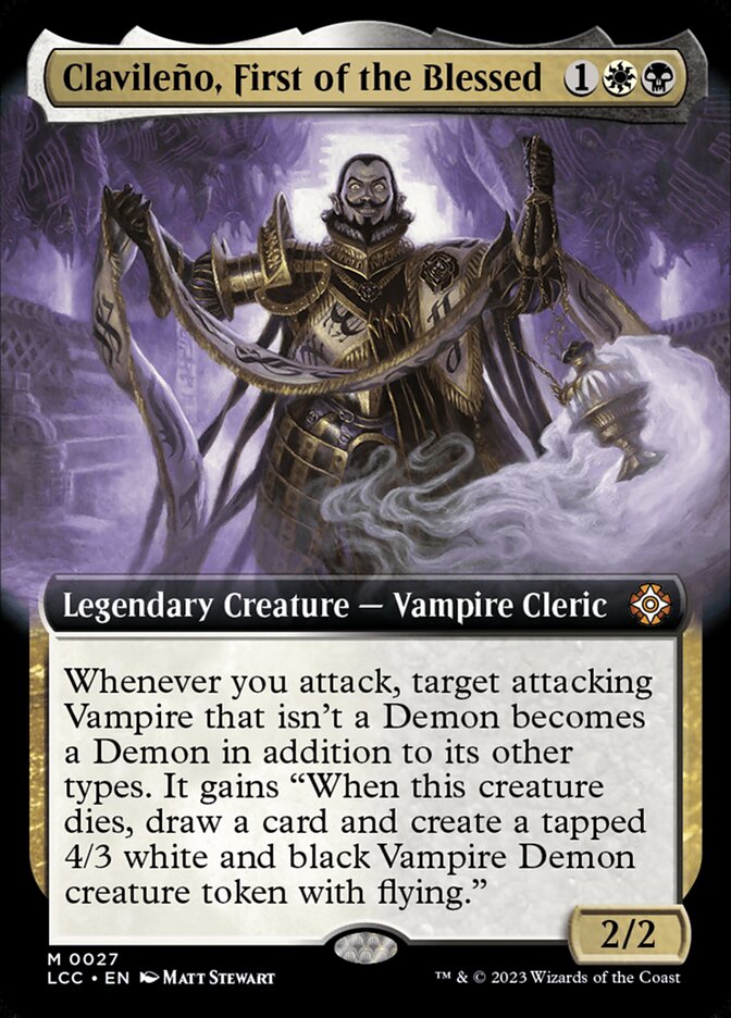 Clavileño, First of the Blessed 27 (Commander: The Lost Caverns of Ixalan)  - Extended Art | Good Games Modbury