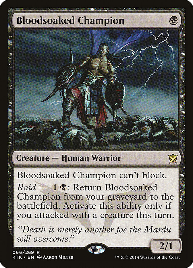 Bloodsoaked Champion 66 (Khans of Tarkir)  | Good Games Modbury