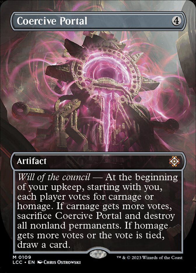 Coercive Portal 109/370 (Commander: The Lost Caverns of Ixalan)  - Borderless Foil | Good Games Modbury