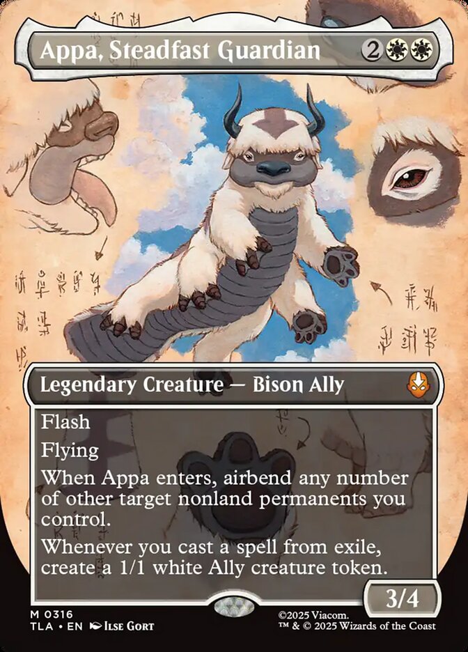 Appa, Steadfast Guardian 316 (Avatar: The Last Airbender)  - Borderless | Good Games Modbury