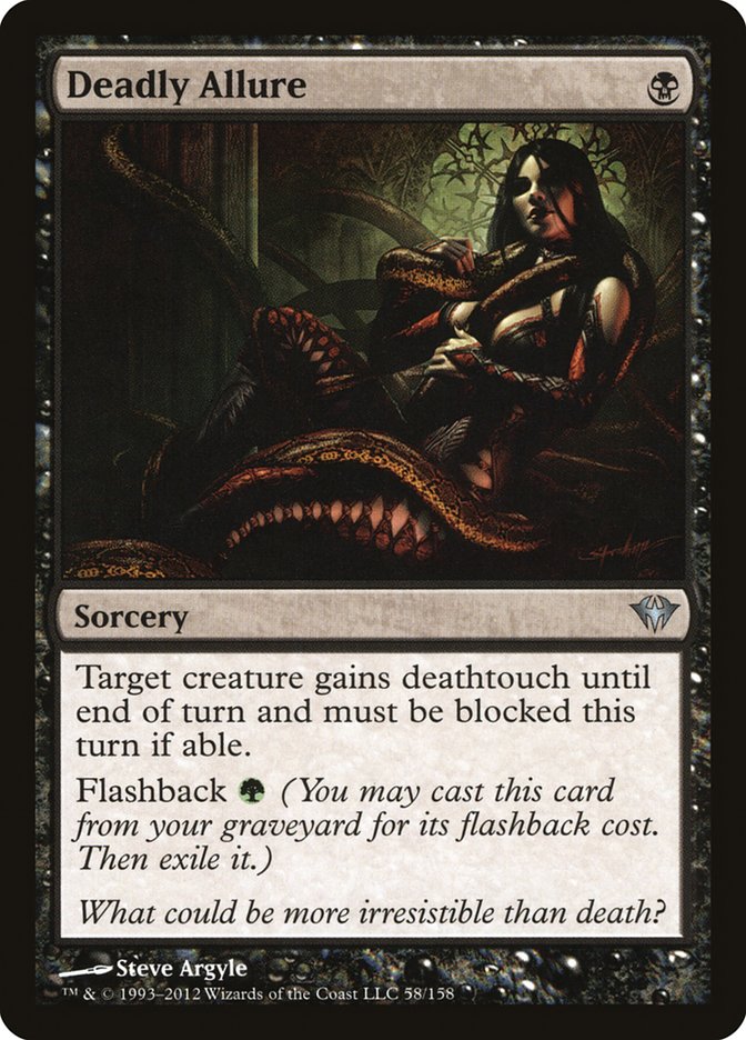 Deadly Allure 58/158 (Dark Ascension)  - Foil | Good Games Modbury