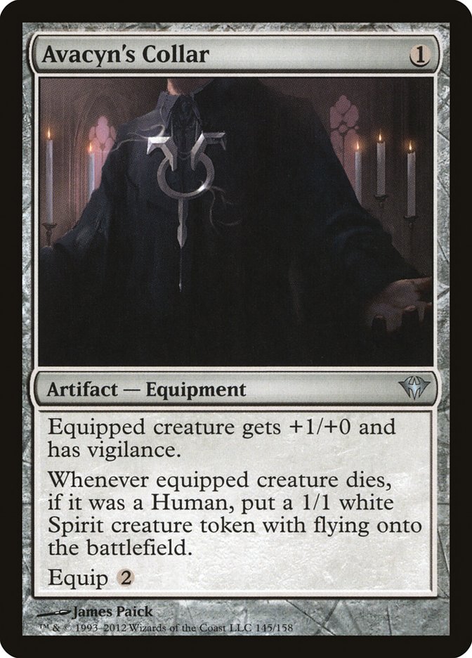Avacyn's Collar 145/158 (Dark Ascension)  - Foil | Good Games Modbury