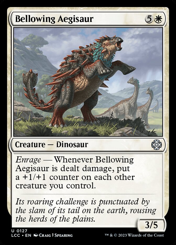 Bellowing Aegisaur 127/370 (Commander: The Lost Caverns of Ixalan)  | Good Games Modbury