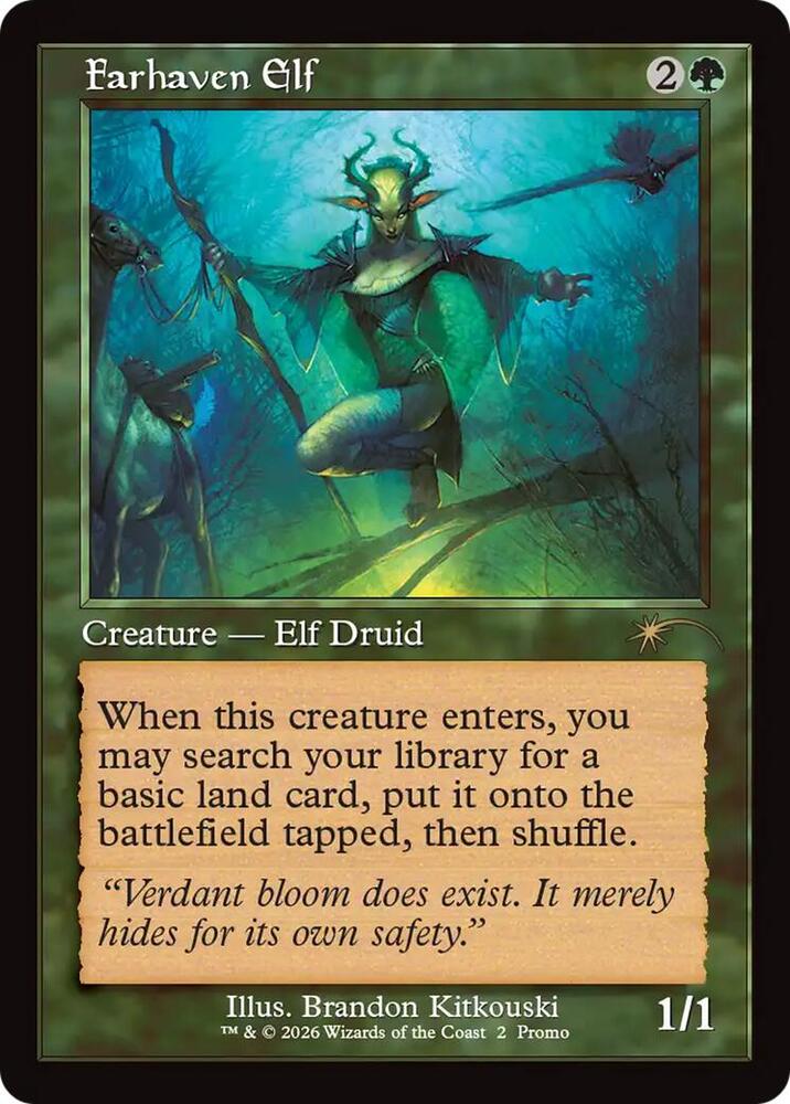 Farhaven Elf Retro Frame 2/7 (WPN & Gateway Promos)  | Good Games Modbury