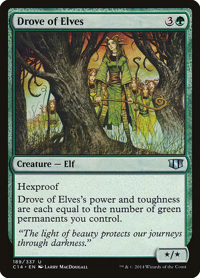 Drove of Elves 189/337 (Commander 2014)  | Good Games Modbury