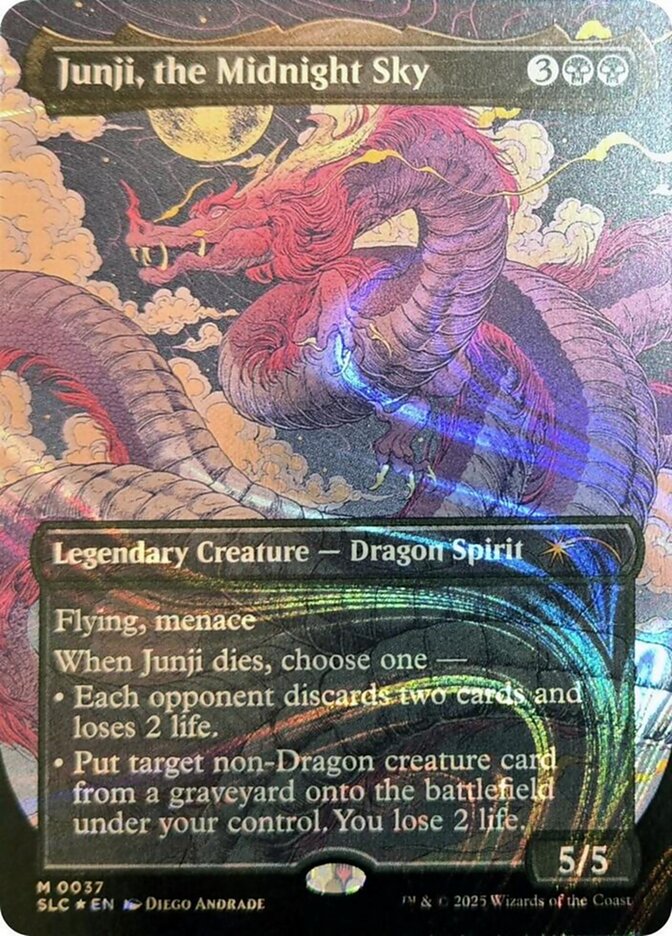Junji, the Midnight Sky 37/84 (Secret Lair Countdown Kit)  - Borderless Halo Foil | Good Games Modbury