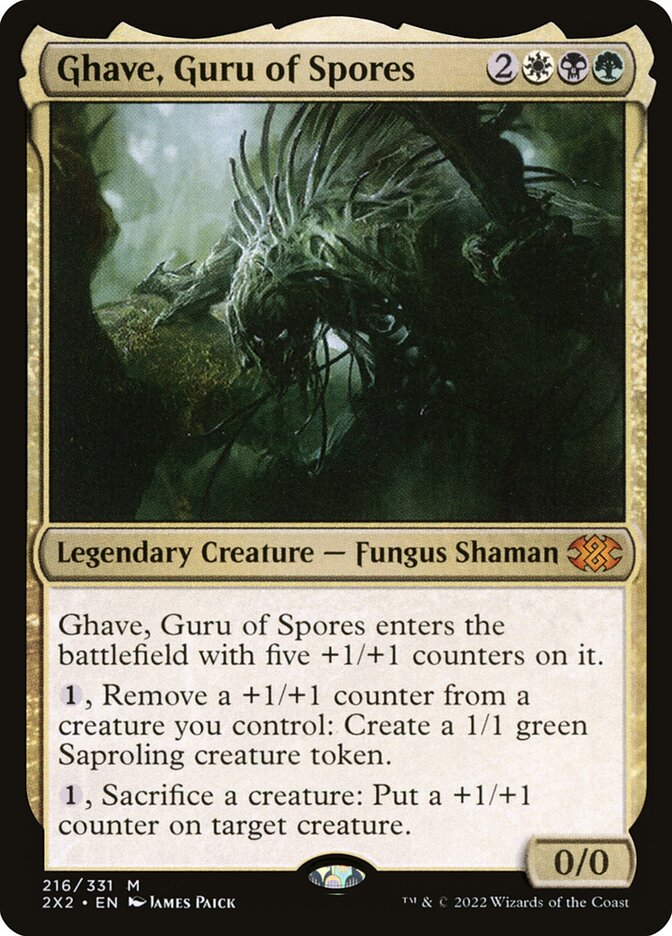 Ghave, Guru of Spores 216/331 (Double Masters 2022)  | Good Games Modbury