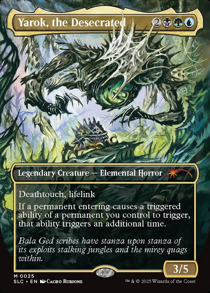 Yarok, the Desecrated 25 (Secret Lair Countdown Kit)  - Borderless Foil | Good Games Modbury