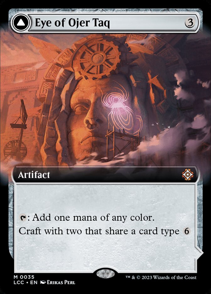 Eye of Ojer Taq // Apex Observatory 35/370 (Commander: The Lost Caverns of Ixalan)  - Extended Art | Good Games Modbury