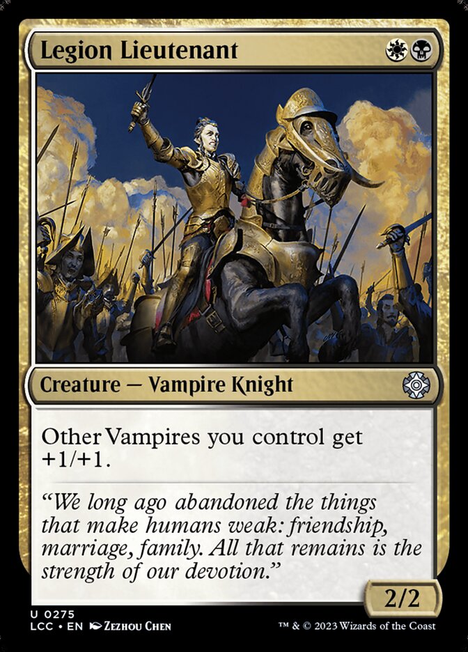 Legion Lieutenant 275/370 (Commander: The Lost Caverns of Ixalan)  | Good Games Modbury
