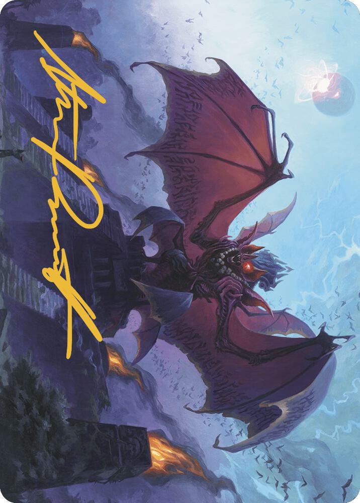 Aclazotz Deepest Betrayal Art Card Gold Stamped Signature 14 (Art Series: The Lost Caverns of Ixalan)  | Good Games Modbury