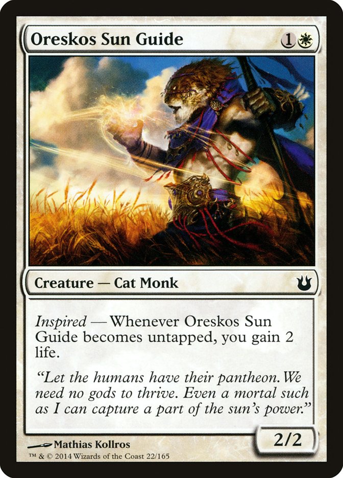 Oreskos Sun Guide 22/165 (Born of the Gods)  | Good Games Modbury