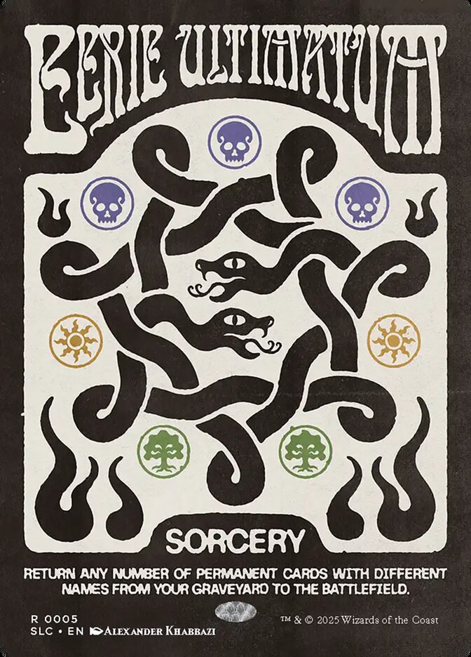 Eerie Ultimatum 5 (Secret Lair Countdown Kit)  - Borderless Foil | Good Games Modbury
