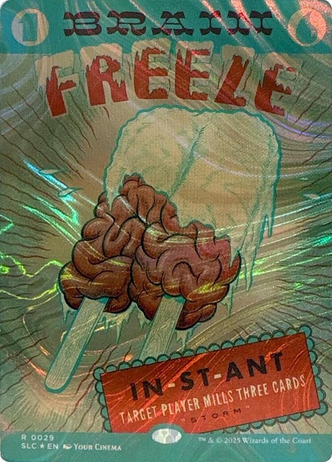 Brain Freeze 29/84 (Secret Lair Countdown Kit)  - Borderless Halo Foil | Good Games Modbury