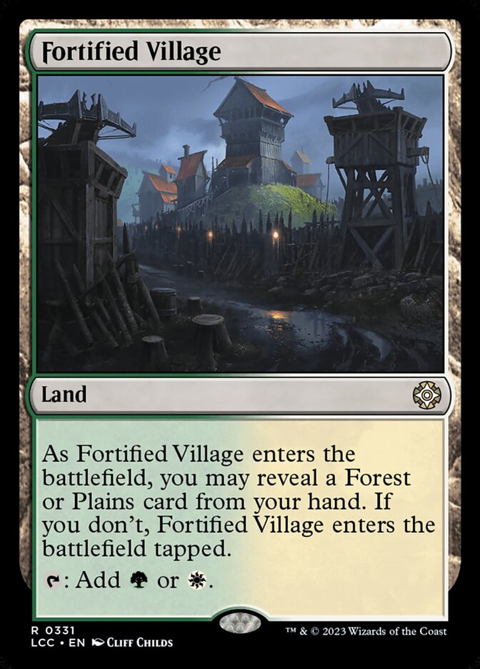 Fortified Village 331/370 (Commander: The Lost Caverns of Ixalan)  | Good Games Modbury