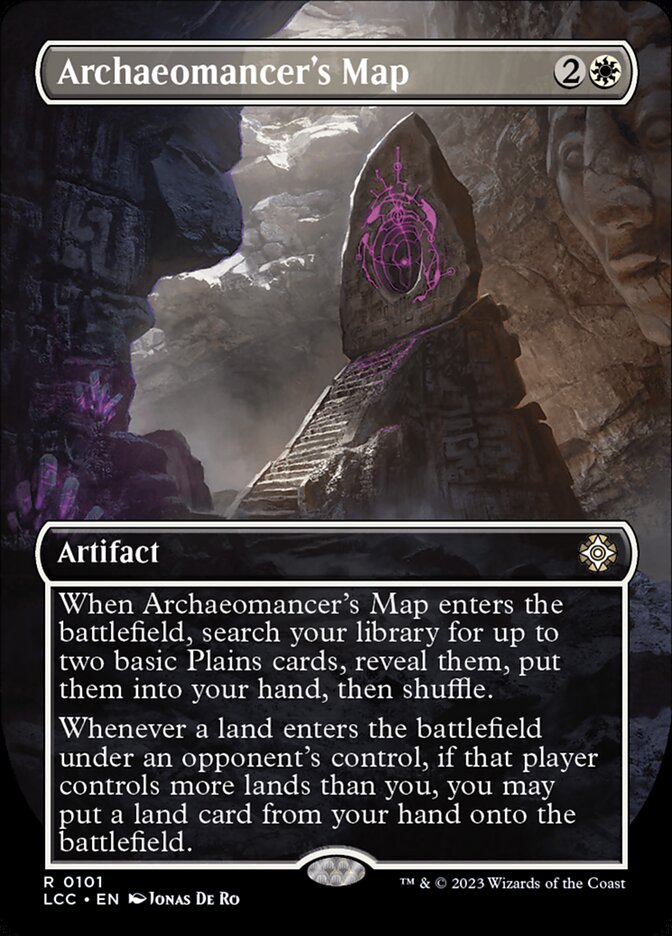 Archaeomancers Map 101/370 (Commander: The Lost Caverns of Ixalan)  - Borderless Foil | Good Games Modbury