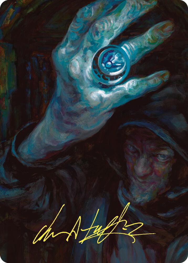 Arcane Signet Art Card Gold Stamped Signature 44 (Art Series: Commander Masters)  | Good Games Modbury