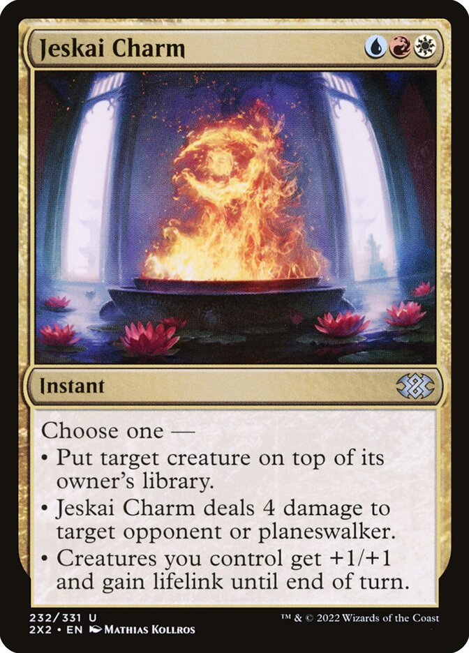 Jeskai Charm 232/331 (Double Masters 2022)  - Foil | Good Games Modbury