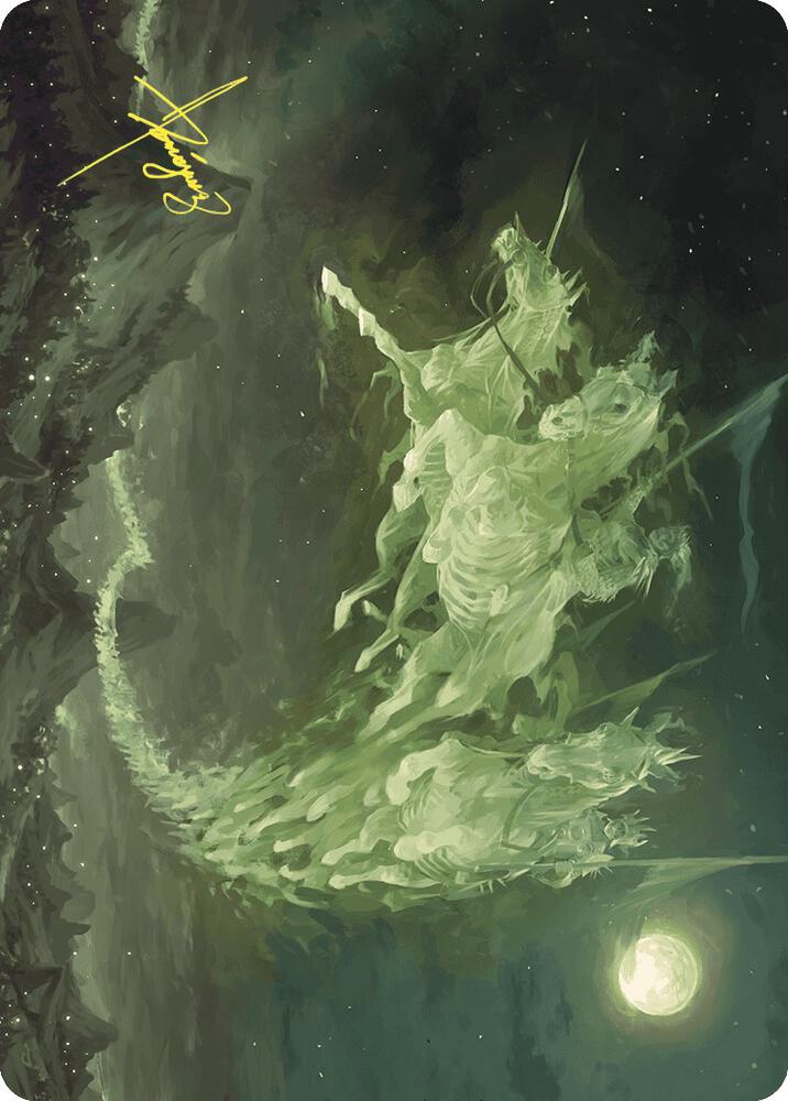 Moonshaker Cavalry Art Card Gold Stamped Signature 5 (Art Series: Wilds of Eldraine)  | Good Games Modbury